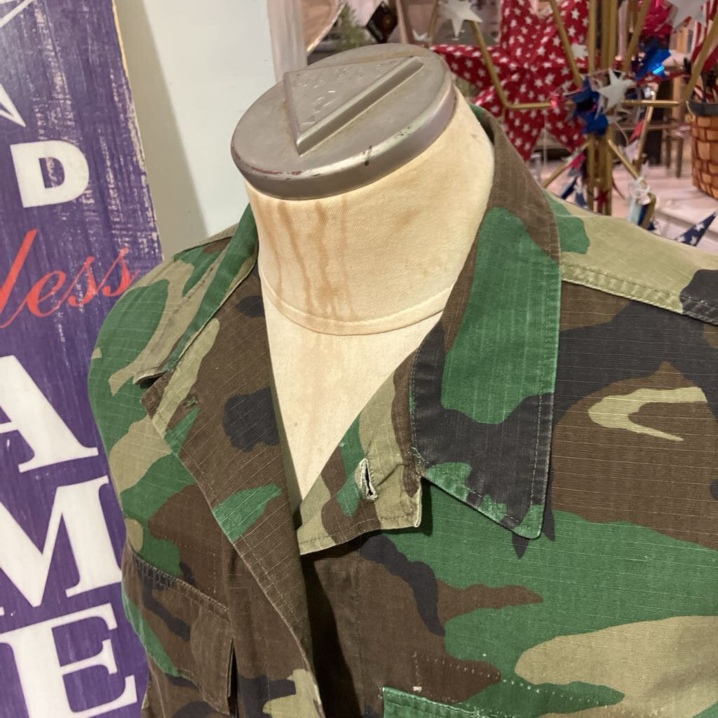 Vintage Needle Point Camo Jacket