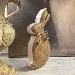 Handmade in India Wooden Rabbit