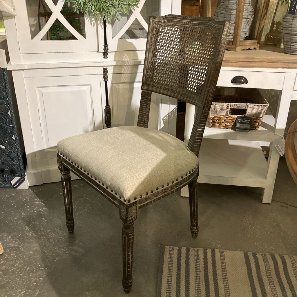 Linen & Dusk Rattan Dining Chair