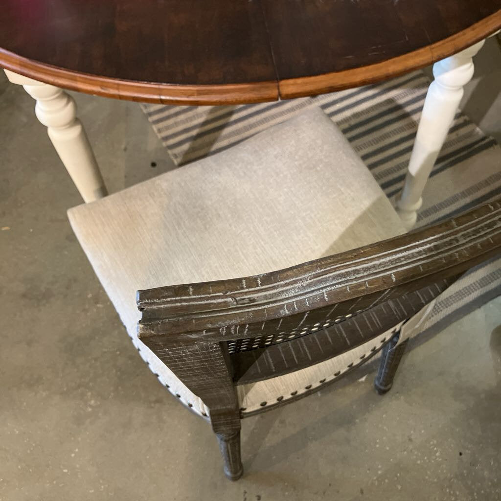 Linen & Dusk Rattan Dining Chair