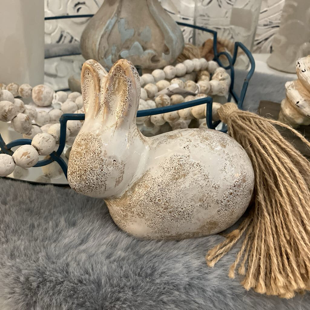 Ceramic Rustic Glazed Bunny