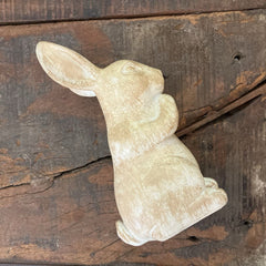 Distressed Paint Bunny Figure