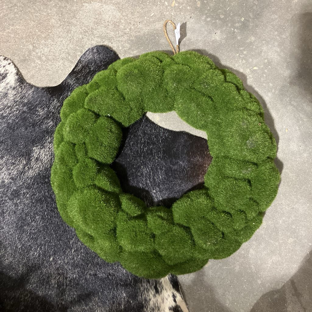 Faux Moss Wreath