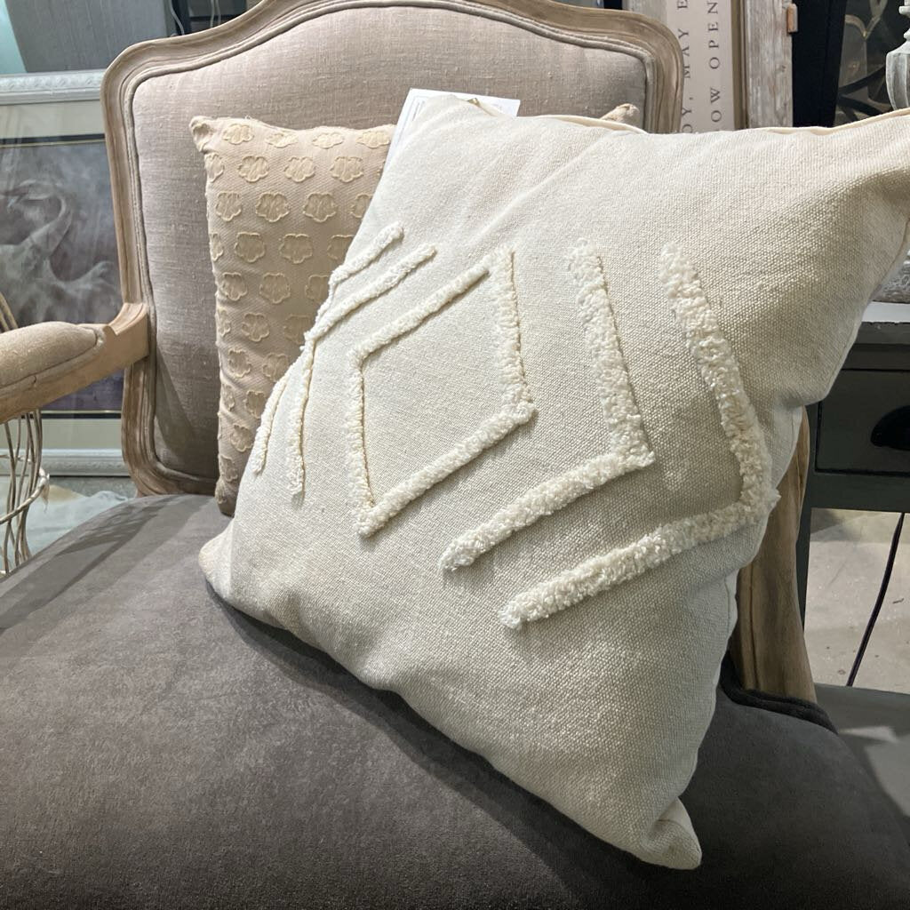 Linen and Chenille Pillow
