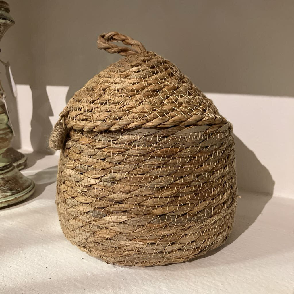 Woven Bee Hive Basket