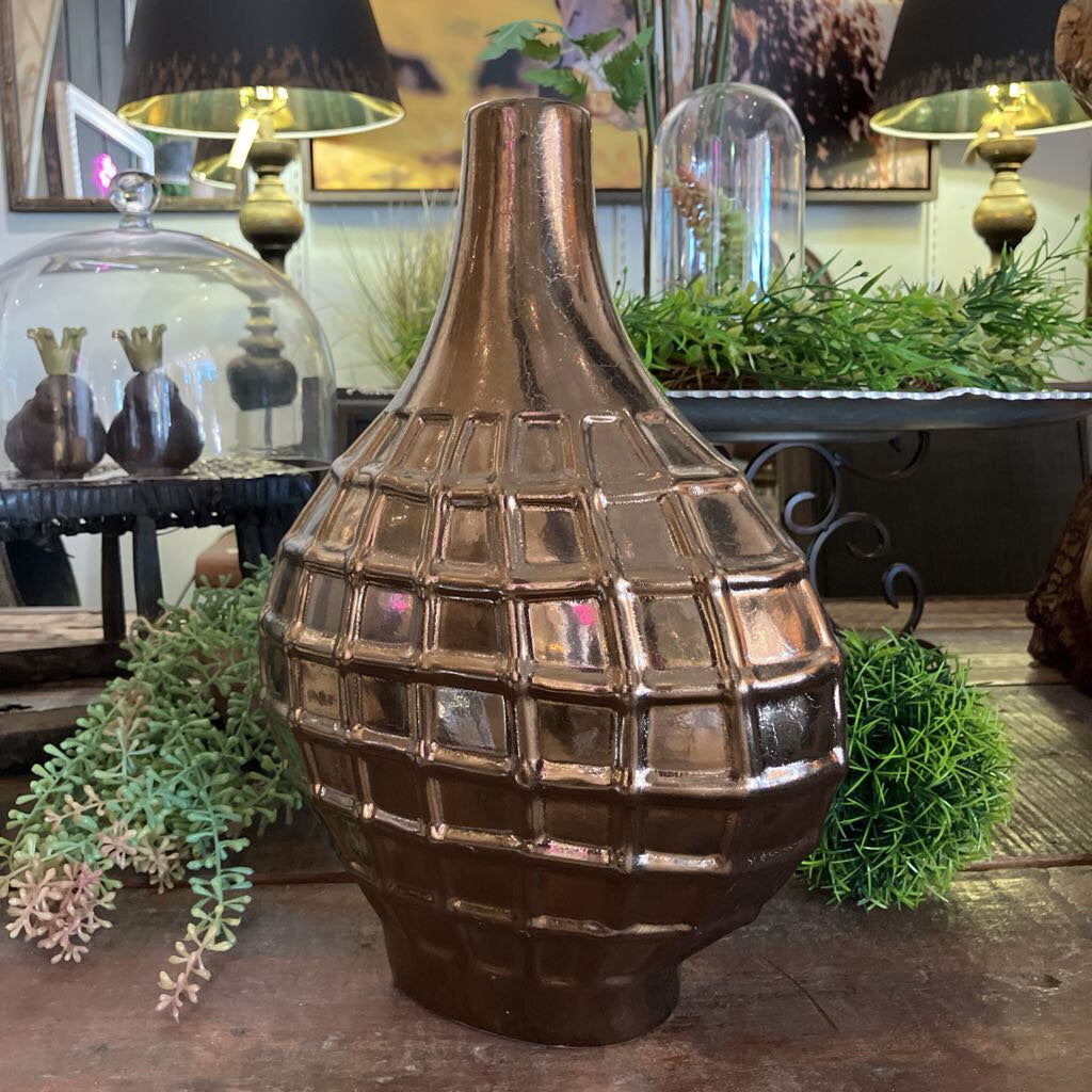 Copper Ceramic Vase