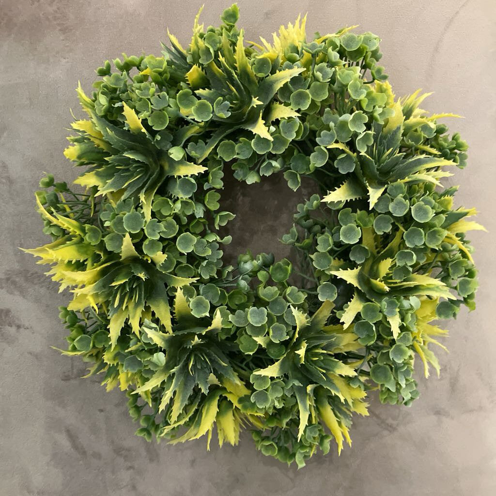 Faux Cactus Wreath