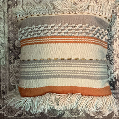 Handmade in India Textile Pillow