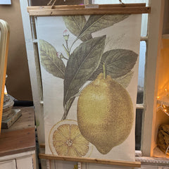 Lemon Canvas Wall Hanging Picture