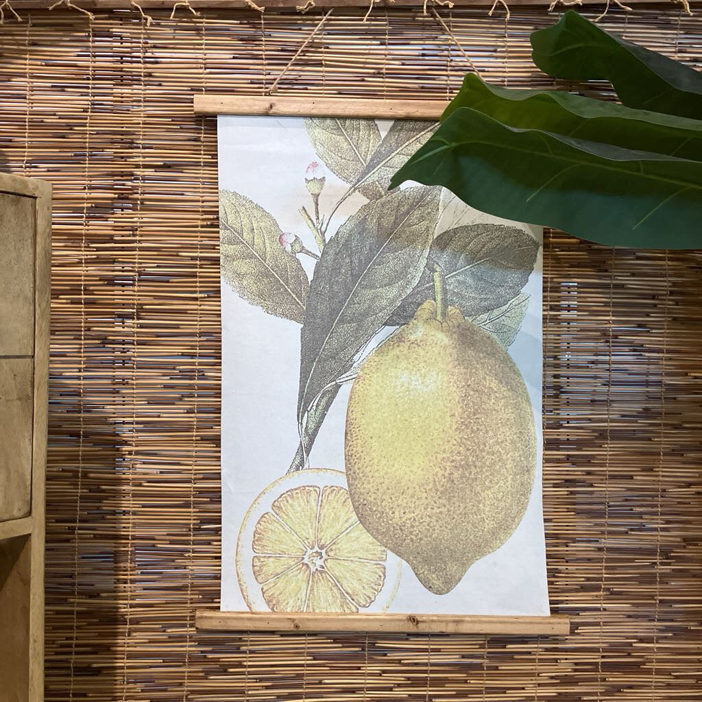 Lemon Canvas Wall Hanging Picture