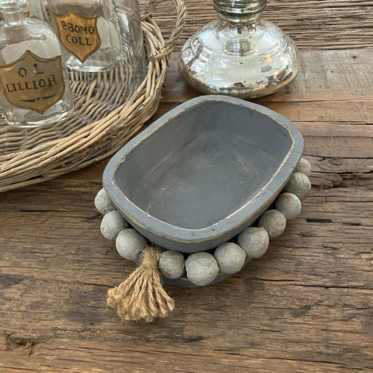 Clay Beaded Dish