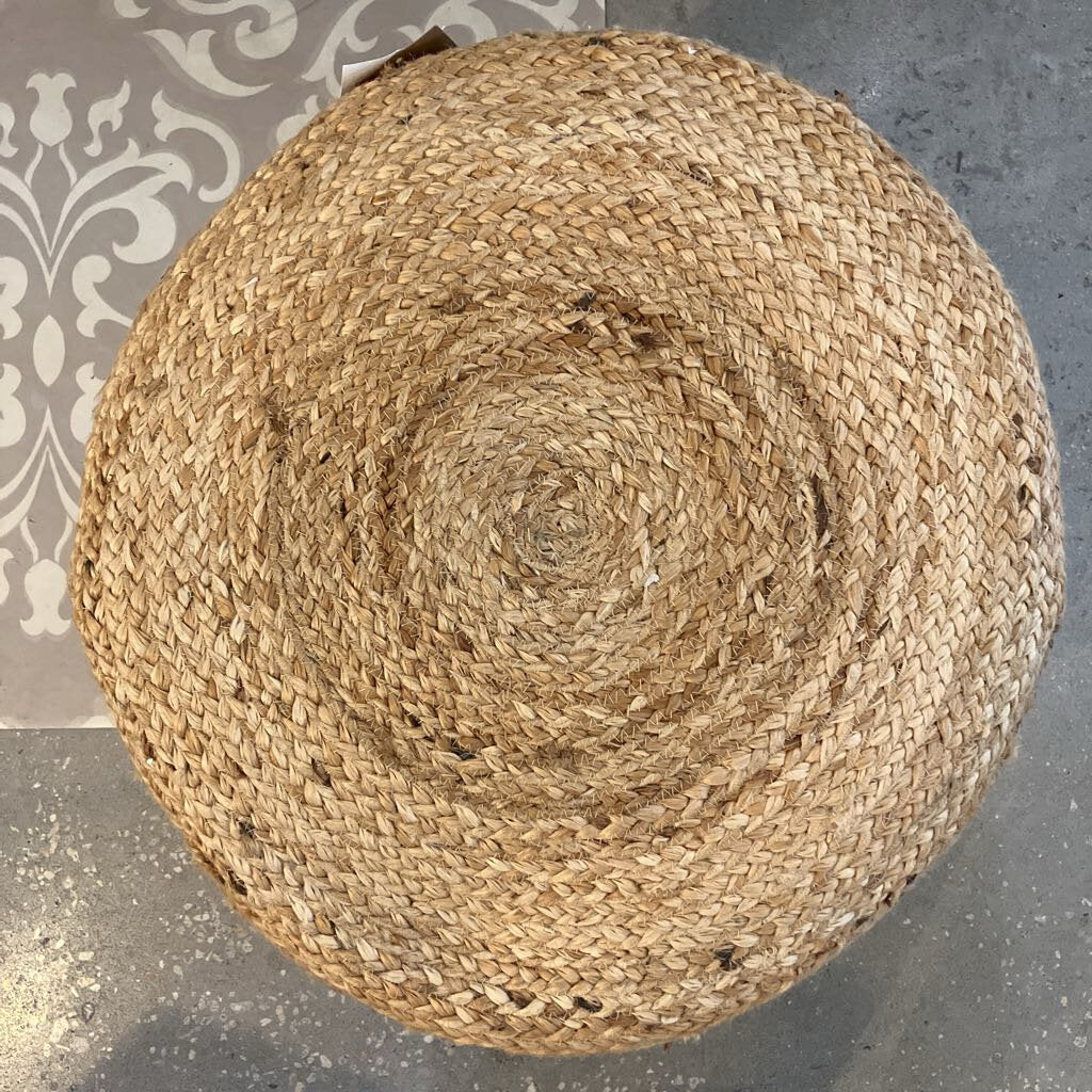 Jute Textile Floor Pouf