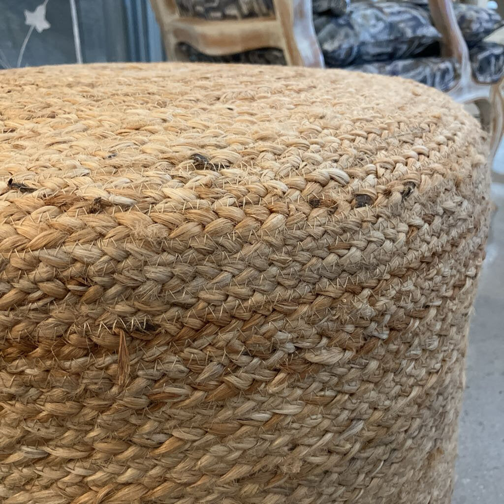 Jute Textile Floor Pouf