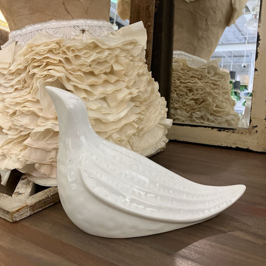 Ceramic Dove Figure