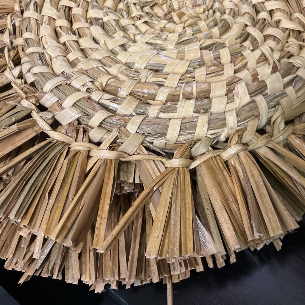 Round Rattan Mat