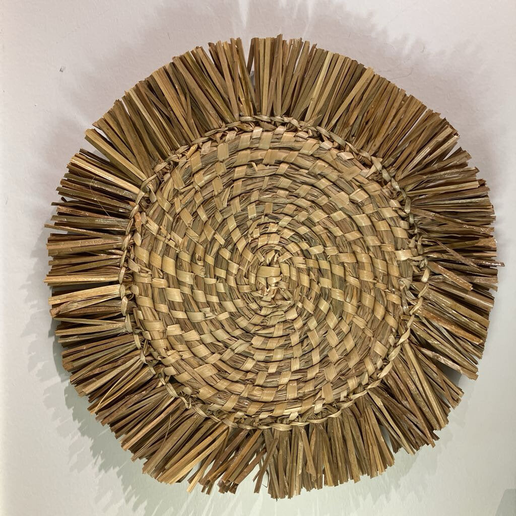 Round Rattan Mat