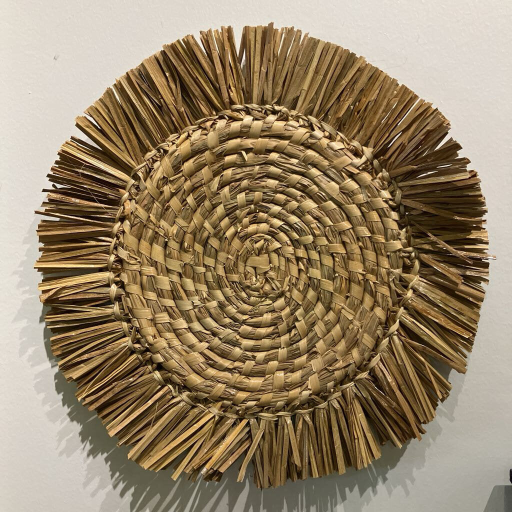 Round Rattan Mat