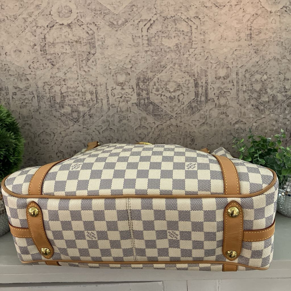 Pre-Loved Stresa Damier Azur Ivory Handbag PM