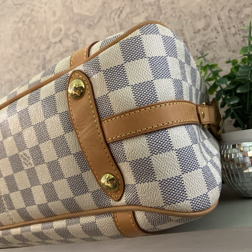 Pre-Loved Stresa Damier Azur Ivory Handbag PM