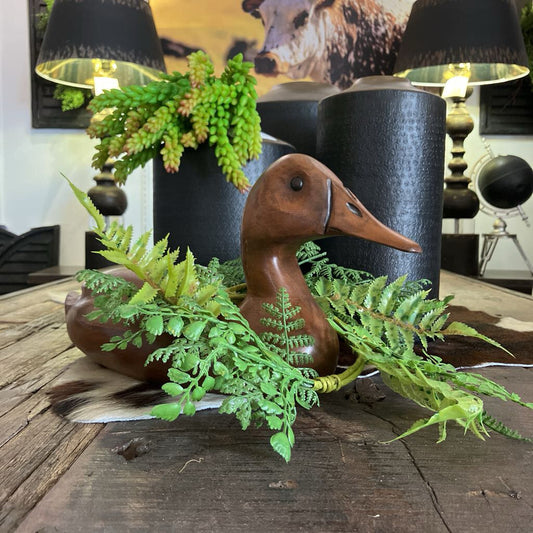 Wooden Sitting Duck