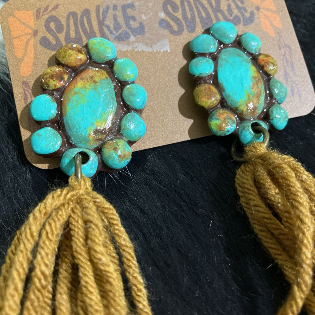 Shaggin Wagons Handmade Clay Earring By Sookie Sookie