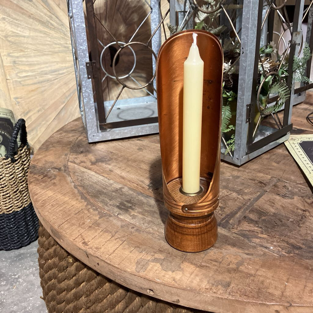 Vintage Copper Candle Holder