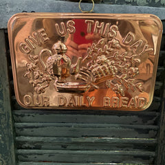 Give Us This Day Our Daily Bread Copper Dutch Mold