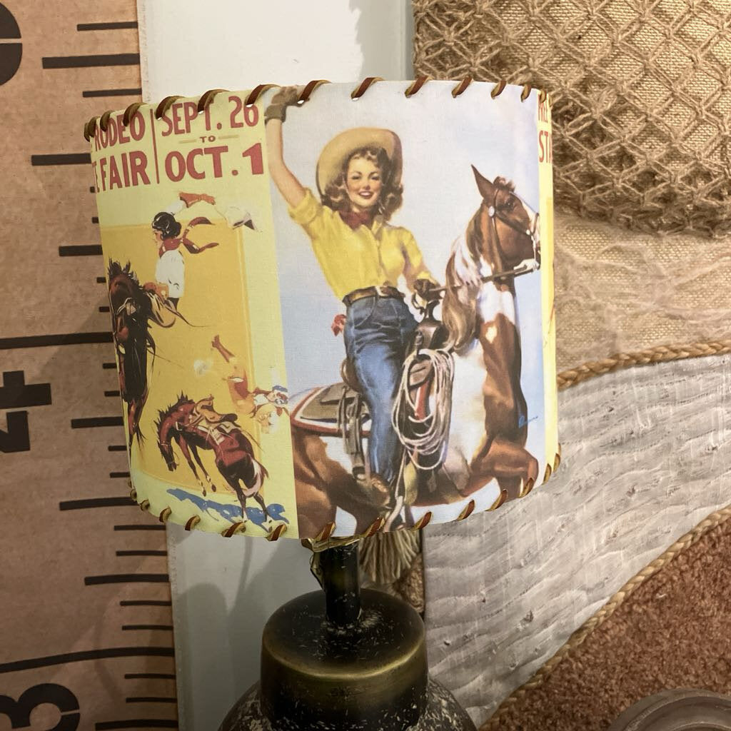 Cowgirl Lampshade