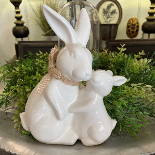 Huggin' Bunnies Porcelain Figure