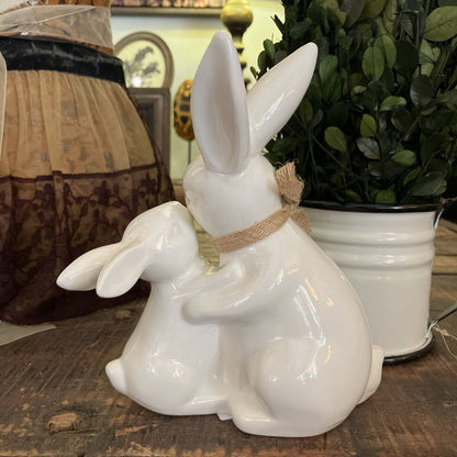 Huggin' Bunnies Porcelain Figure