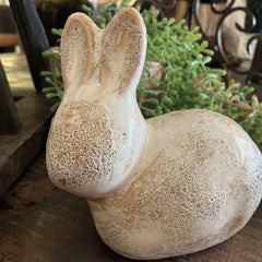 Ceramic Rustic Glazed Bunny