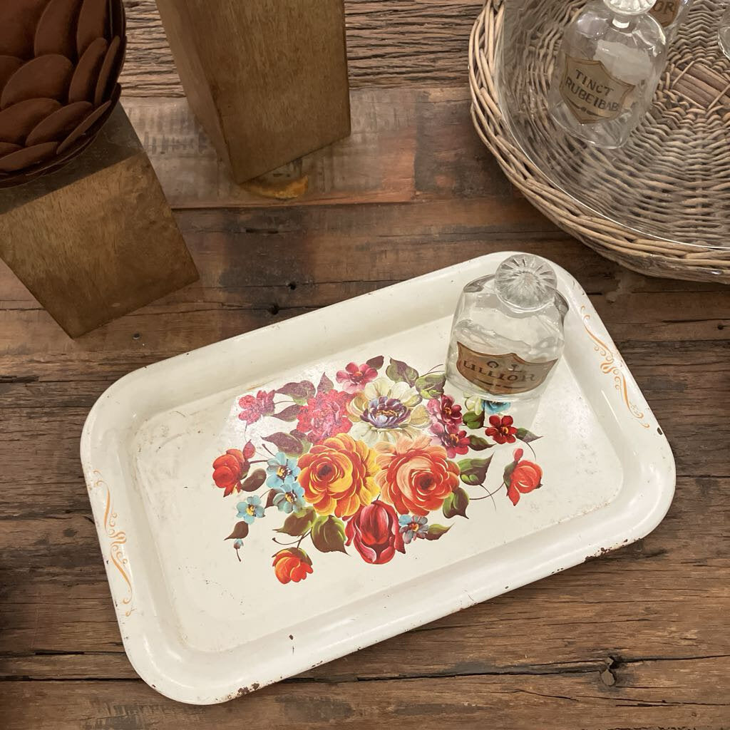 Metal Floral Tray