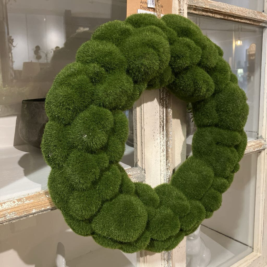 Faux Moss Wreath