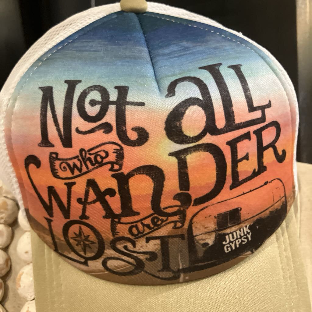 Not All Who Wander Junk Gypsy Hat