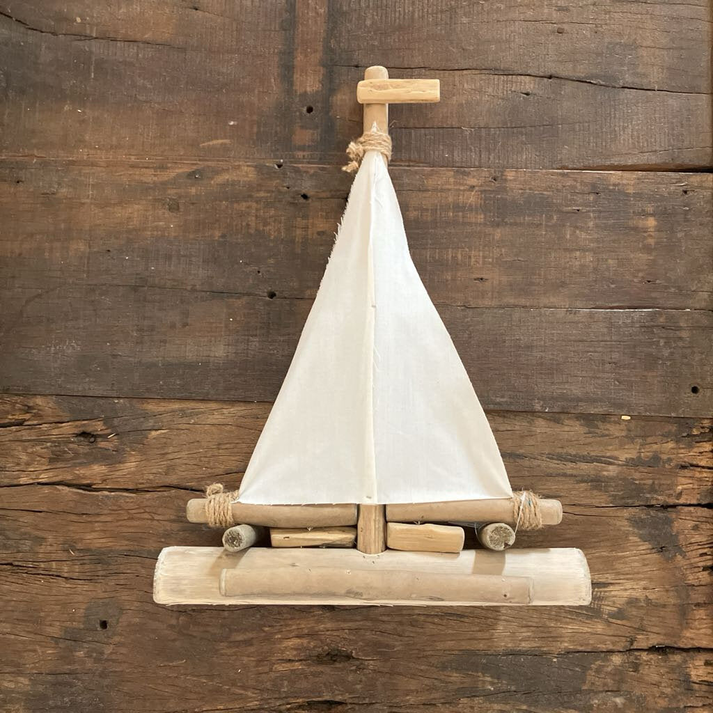 Driftwood Sailboat