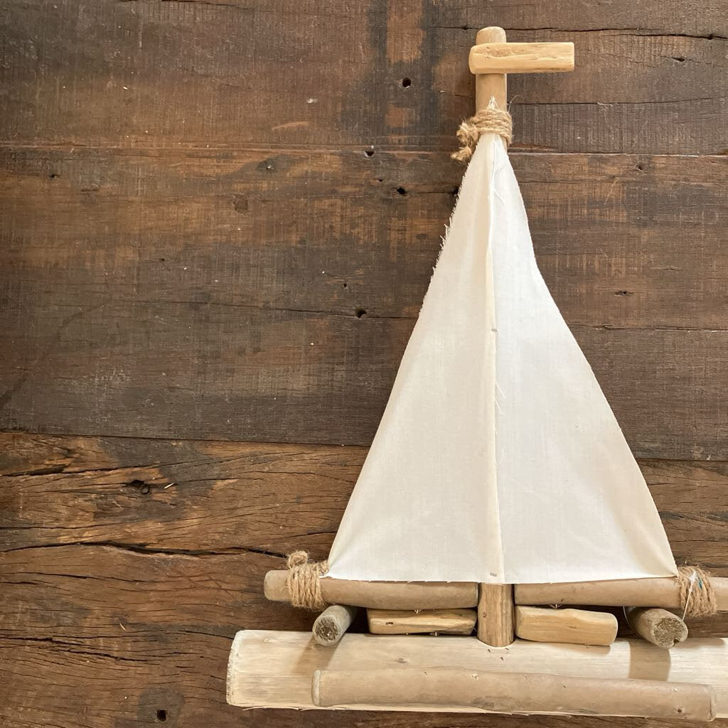 Driftwood Sailboat