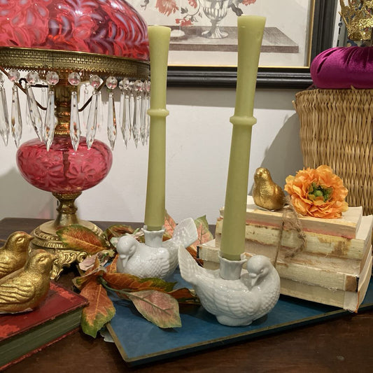 Pigeon Dove Candle Holder