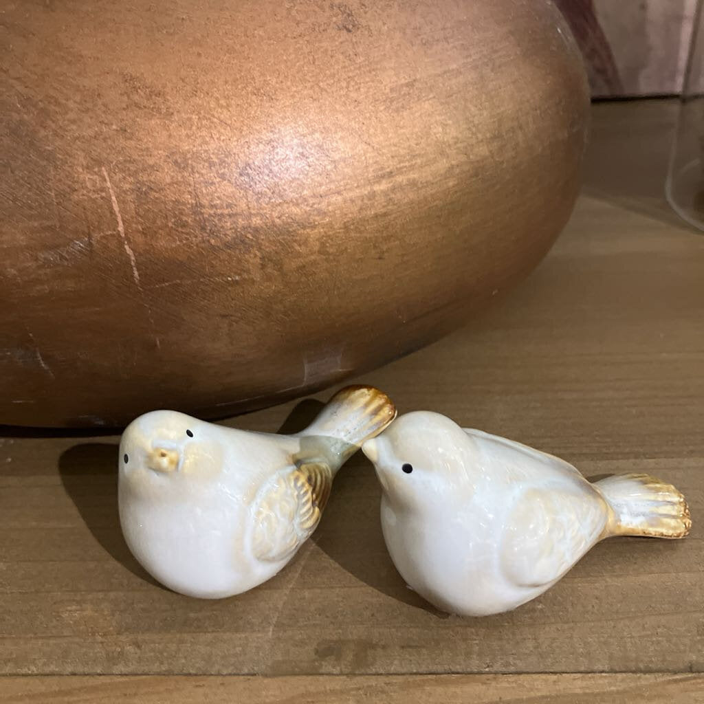 Set of 4 Ceramic Birds