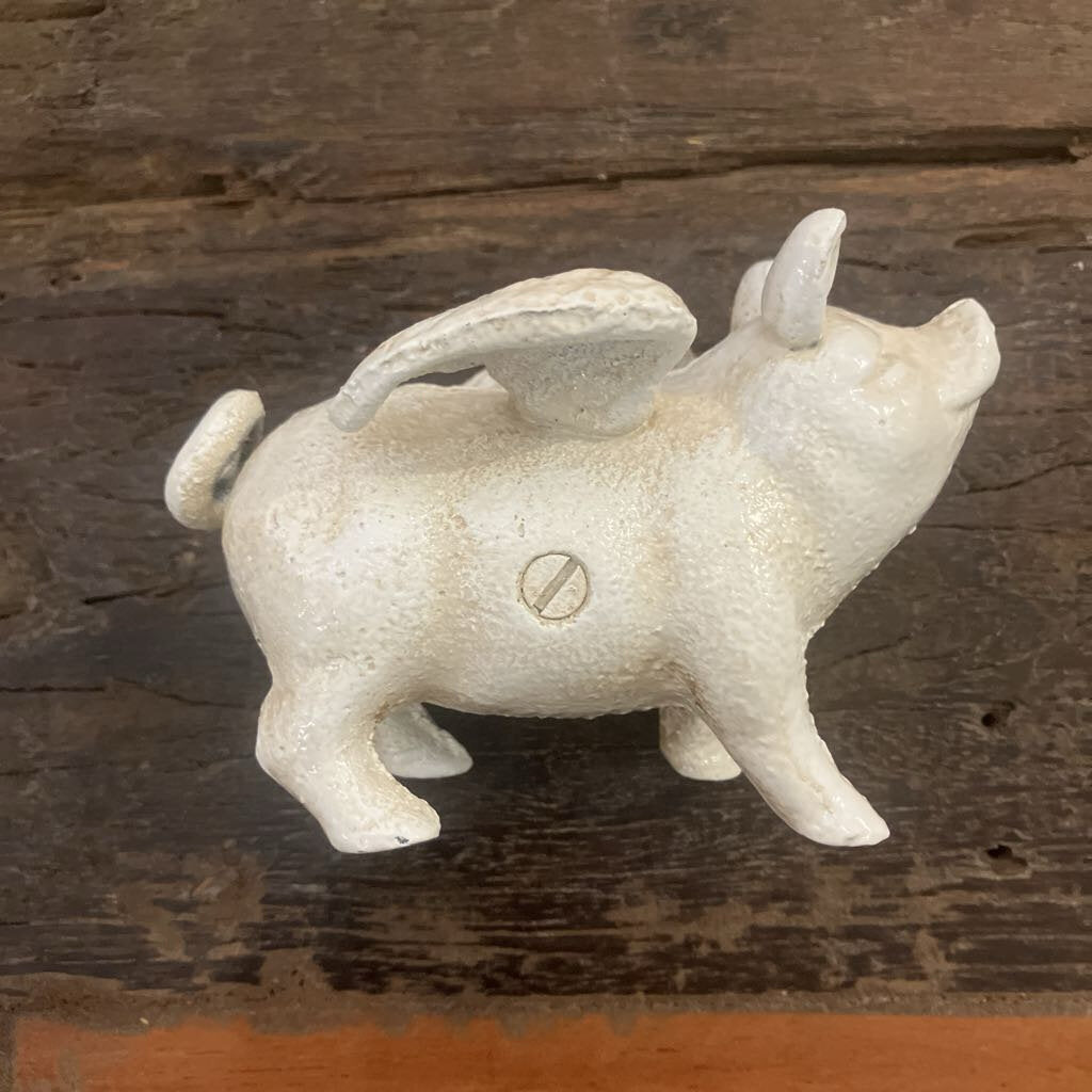 Cast Iron Flying Piggybank