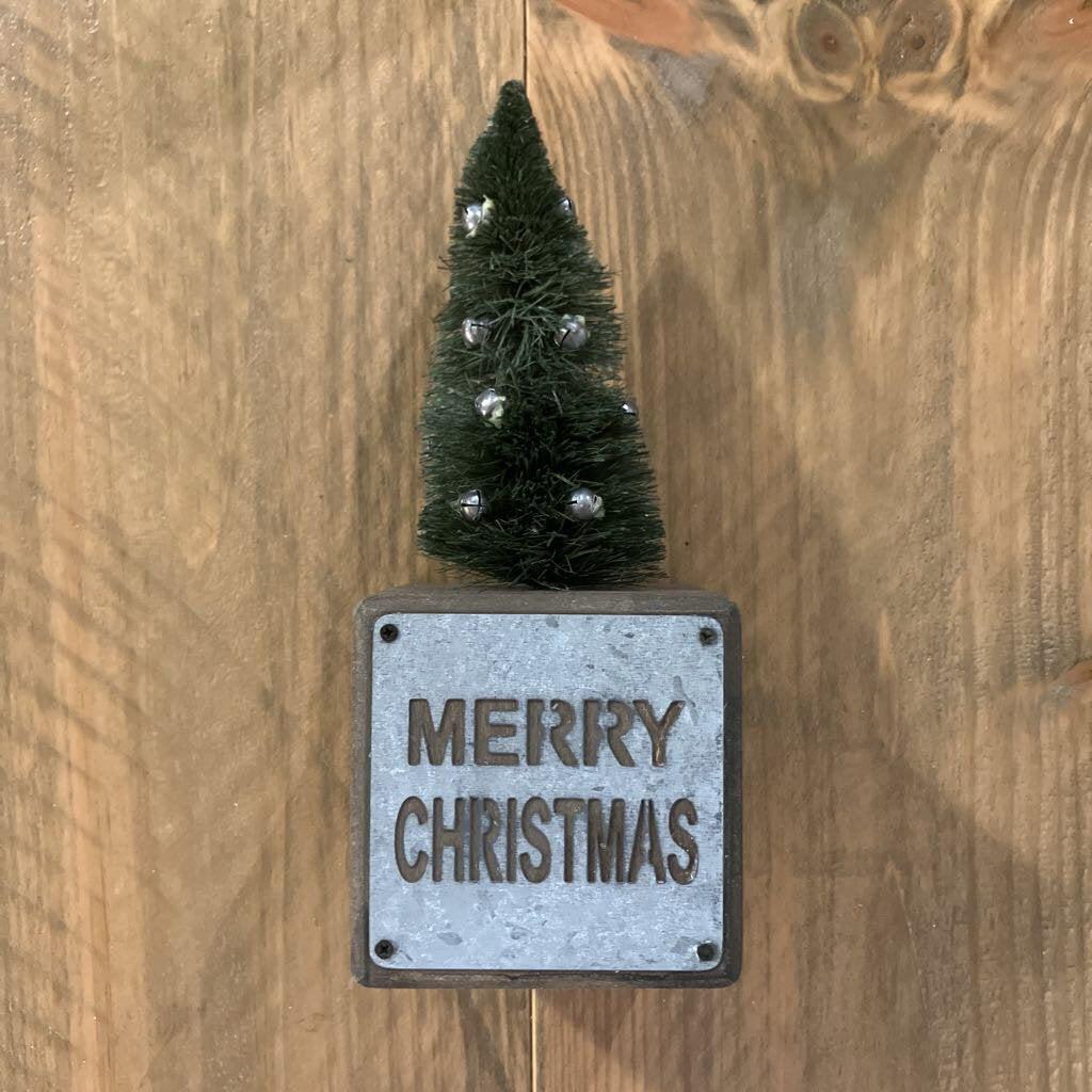 Handmade Christmas Tree Block