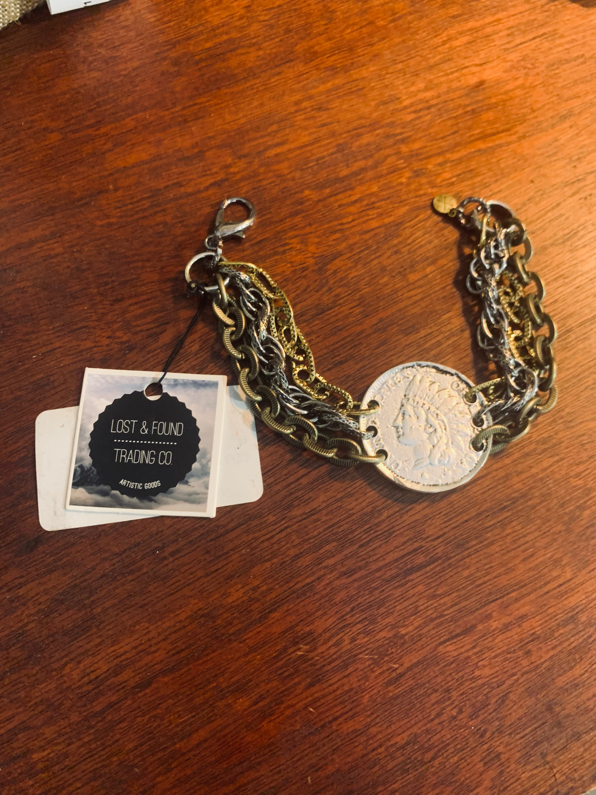 Vintage Coin Bracelet