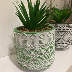 Faux Plant in Decorative Pot