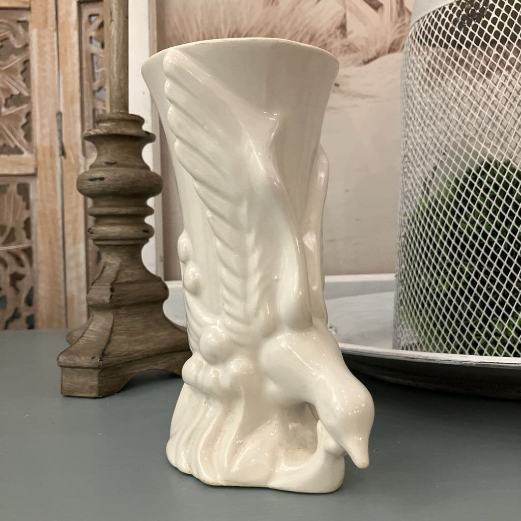 Vintage Cermic Bird Vase