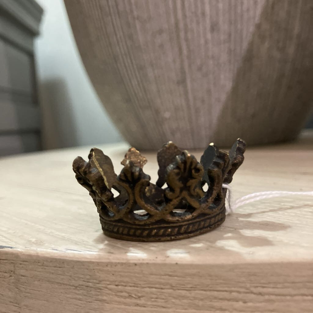 Brass Crown Napkin Ring