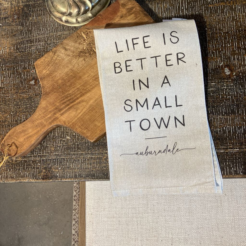 Auburndale Linen Tea Towel