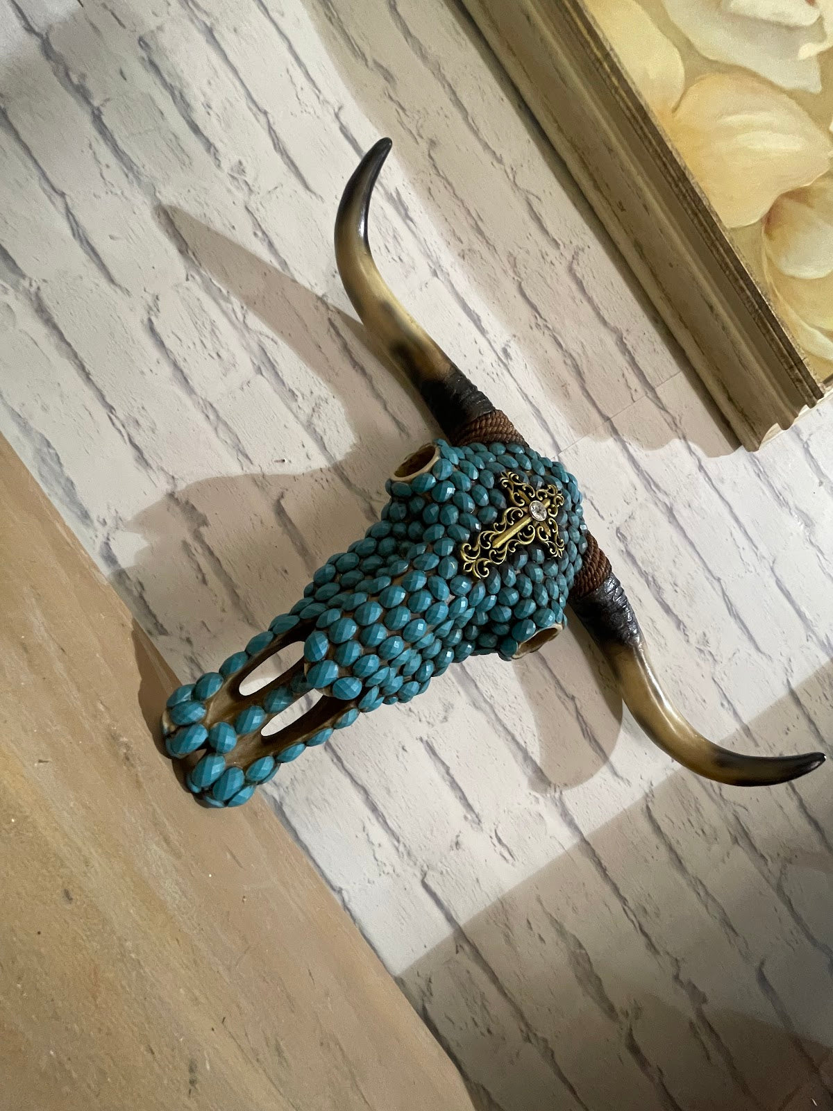 Turquoise Skull Decor